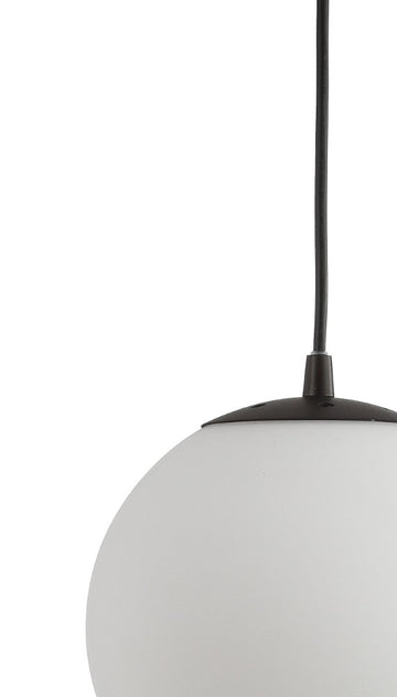 Bleecker 7.75" Metal/Glass Globe LED Pendant
